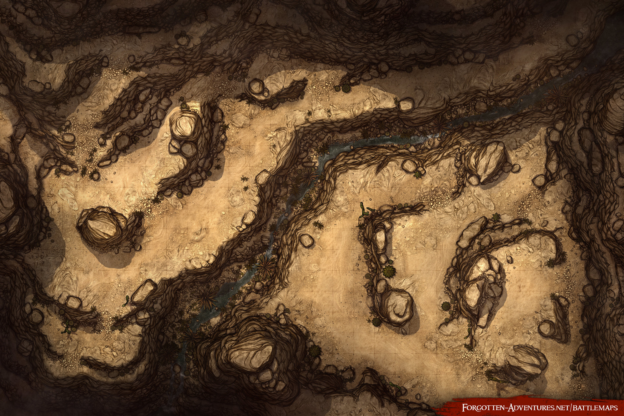 Desert battlemap category preview